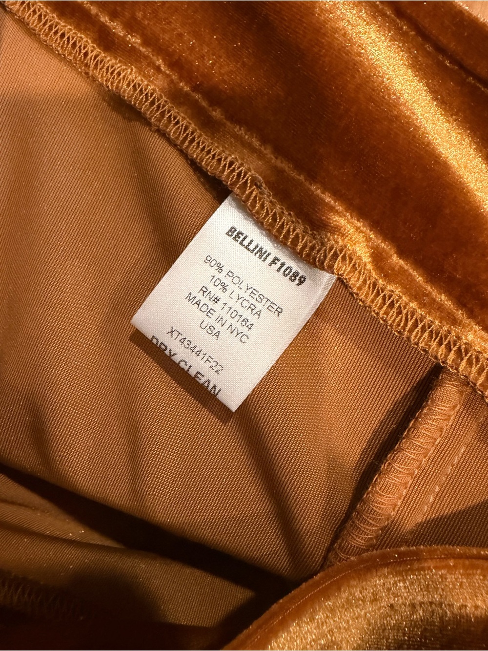 NWT Avenue Montaigne Velvet Bellini Pants Size 2 - Picture 9 of 9